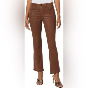 PAIGE sz 28 Cognac Luxe Coating Transcend Cinty 5-Pocket Jeans/Pants